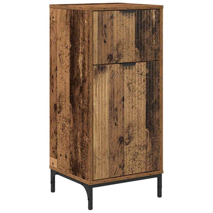 Mobile da Bagno con cassetto Legno vecchio 39,5 x 36 x 88 cm