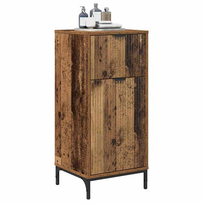 Mobile da Bagno con cassetto Legno vecchio 39,5 x 36 x 88 cm