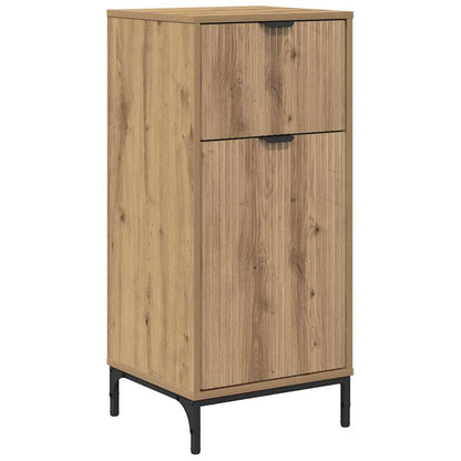 Mobile da Bagno con porta Rovere artigianale 39,5 x 36 x 88 cm
