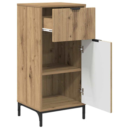 Mobile da Bagno con porta Rovere artigianale 39,5 x 36 x 88 cm