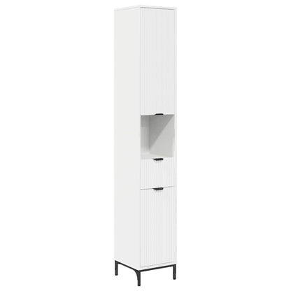Mobile da Bagno con cassetto Bianco 31,5 x 33 x 190 cm