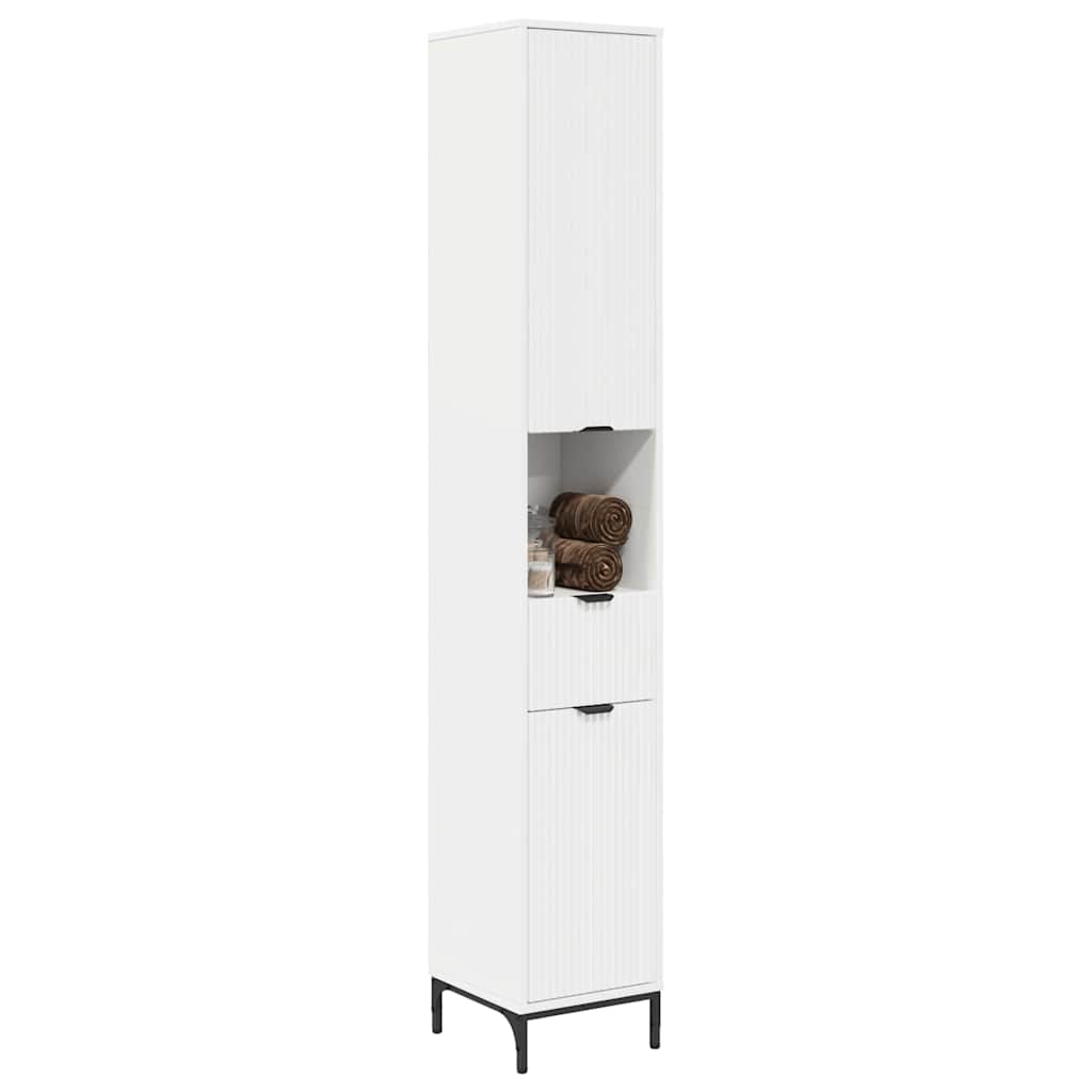 Mobile da Bagno con cassetto Bianco 31,5 x 33 x 190 cm
