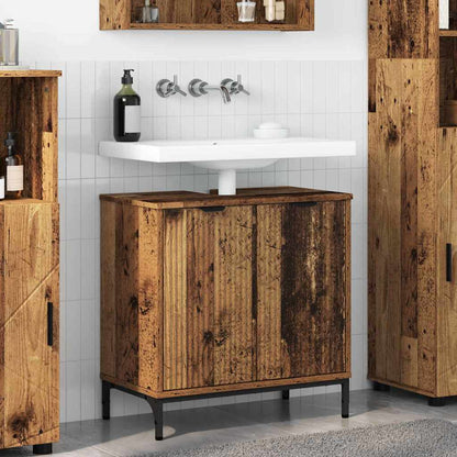 Armadio per Lavabo da Bagno Legno vecchio 60,5 x 33,5 x 61 cm