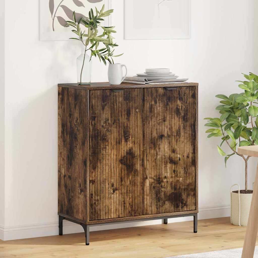 Credenza Rovere fumÃ© 69,5 x 33 x 82 cm Legno multistrato