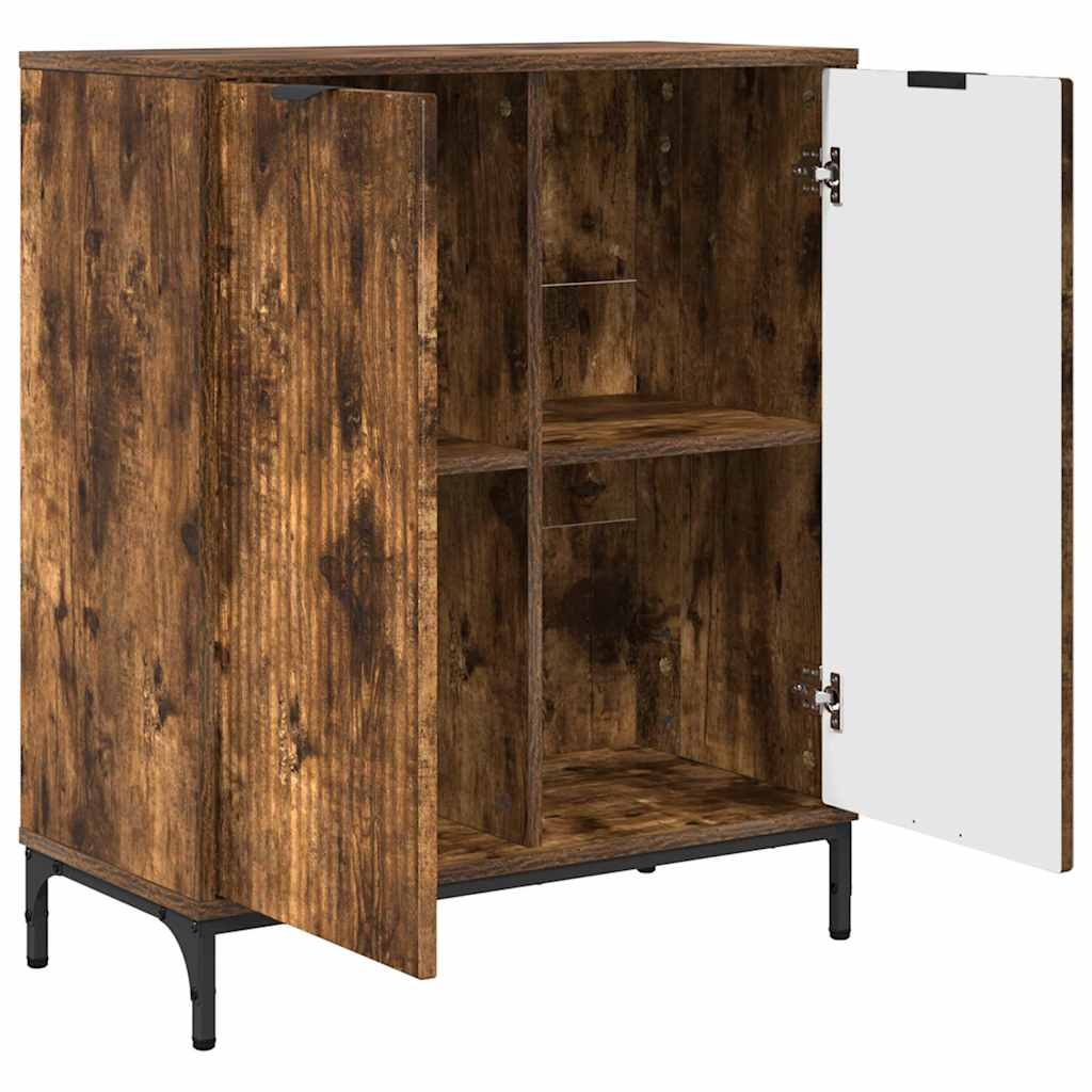 Credenza Rovere fumÃ© 69,5 x 33 x 82 cm Legno multistrato
