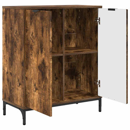 Credenza Rovere fumÃ© 69,5 x 33 x 82 cm Legno multistrato