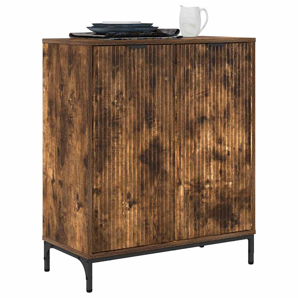 Credenza Rovere fumÃ© 69,5 x 33 x 82 cm Legno multistrato