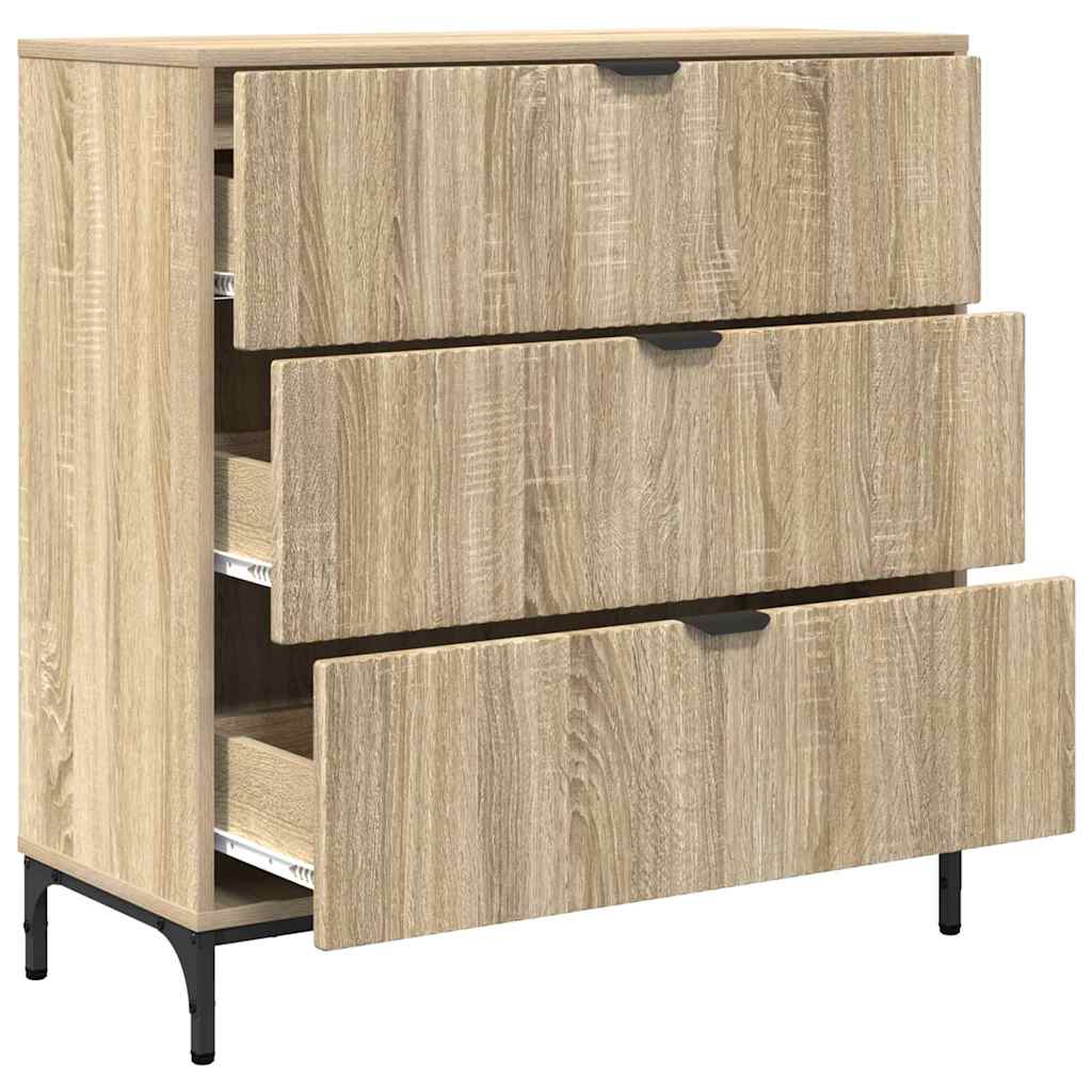Credenza Rovere Sonoma 79,5 x 33 x 82 cm Legno multistrato
