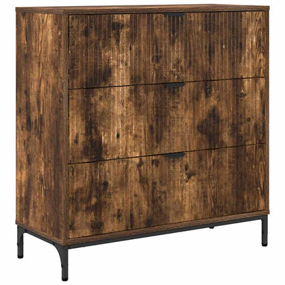 Credenza Rovere fumÃ© 79,5 x 33 x 82 cm Legno multistrato