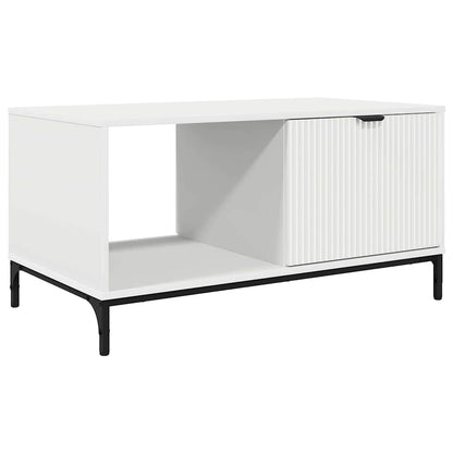 Tavolino da salotto Bianco 90 x 49 x 46 cm Legno multistrato