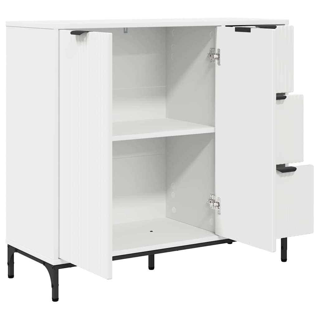 Credenza Bianco 89,5 x 33 x 82 cm Legno multistrato