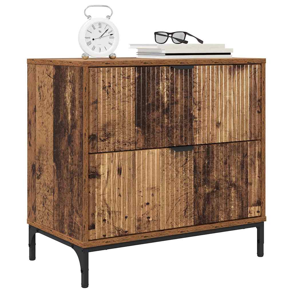 Comodino Legno vecchio 63.5 x 36 x 61 cm Legno multistrato