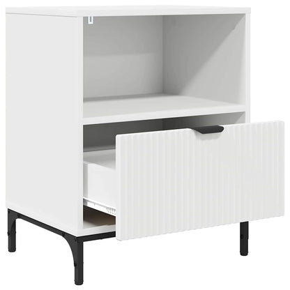 Armadio da Notte Bianco 49 x 36 x 61 cm Legno multistrato