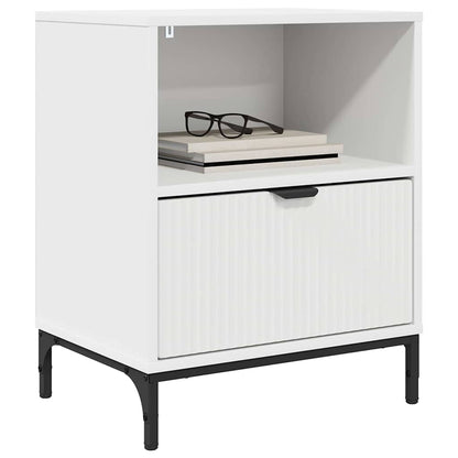 Armadio da Notte 2 pcs Bianco 49 x 36 x 61 cm Legno multistrato