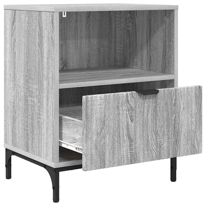 Armadio da Notte 2 pcs Grigio sonoma 49 x 36 x 61 cm