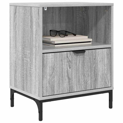 Armadio da Notte 2 pcs Grigio sonoma 49 x 36 x 61 cm