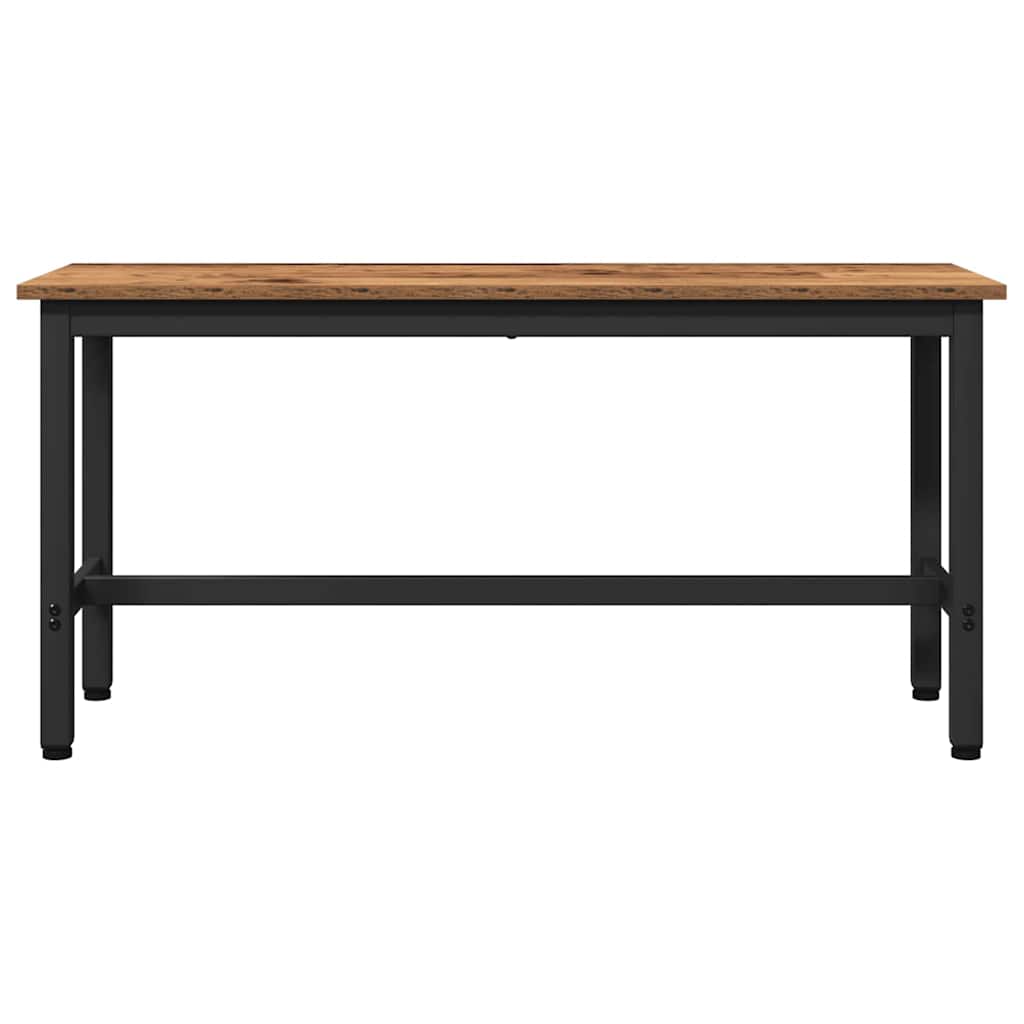 Panchina da pranzo 2 pcs Legno vecchio 100 x 32,5 x 48,5 cm