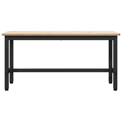 Panche da pranzo 2 pcs Naturale 100 x 32,5 x 49 cm