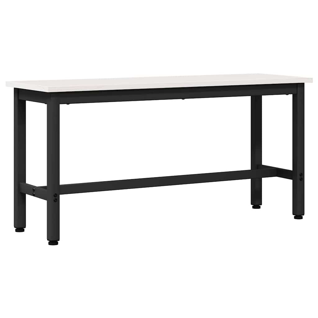 Panchina da pranzo Bianco 100 x 32,5 x 49 cm