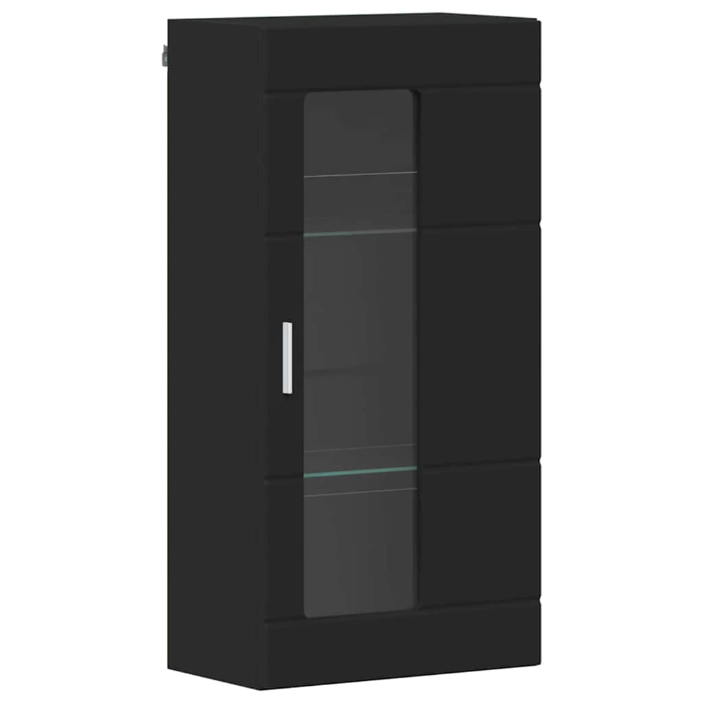 Armadio in Legno Nero 50 x 29 x 100 cm Legno multistrato