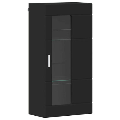 Armadio in Legno Nero 50 x 29 x 100 cm Legno multistrato