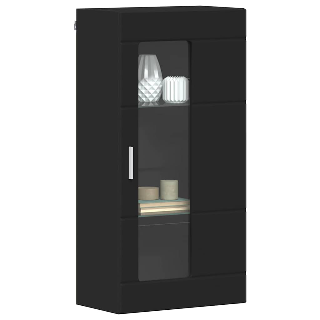 Armadio in Legno Nero 50 x 29 x 100 cm Legno multistrato