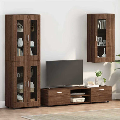 Armadio in Legno Rovere Marrone 50 x 29 x 100 cm