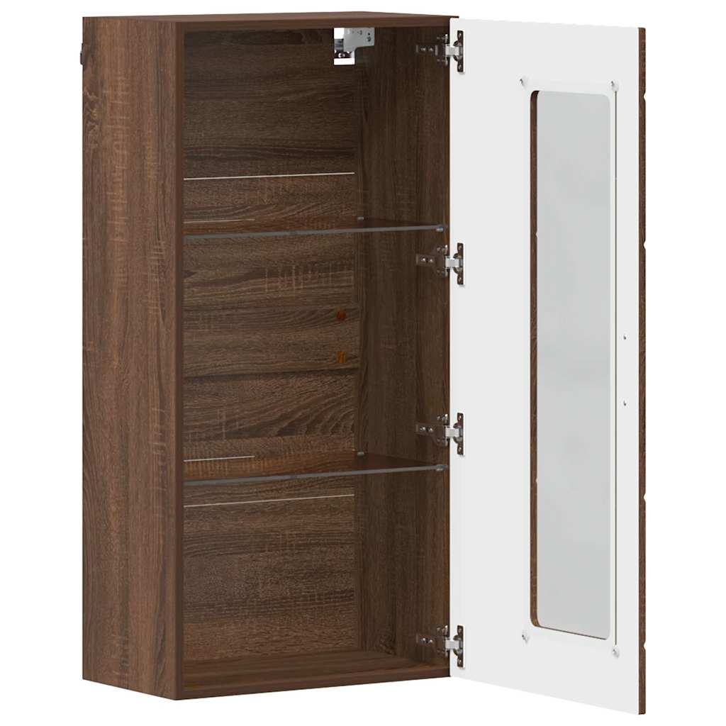 Armadio in Legno Rovere Marrone 50 x 29 x 100 cm