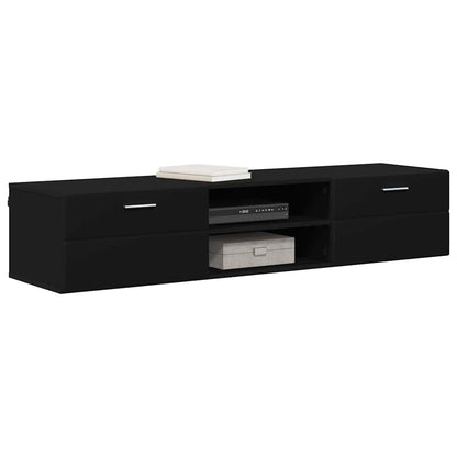 Armadio in Legno Nero 150 x 39 x 30 cm Legno multistrato