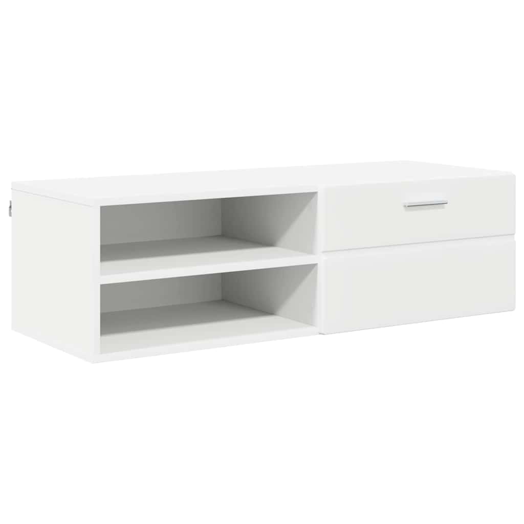 Armadio in Legno Bianco 100,5 x 39 x 30 cm Legno multistrato
