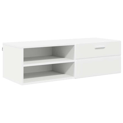 Armadio in Legno Bianco 100,5 x 39 x 30 cm Legno multistrato