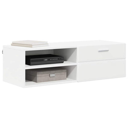 Armadio in Legno Bianco 100,5 x 39 x 30 cm Legno multistrato