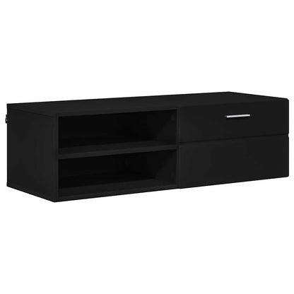 Armadio in Legno Nero 100,5 x 39 x 30 cm Legno multistrato