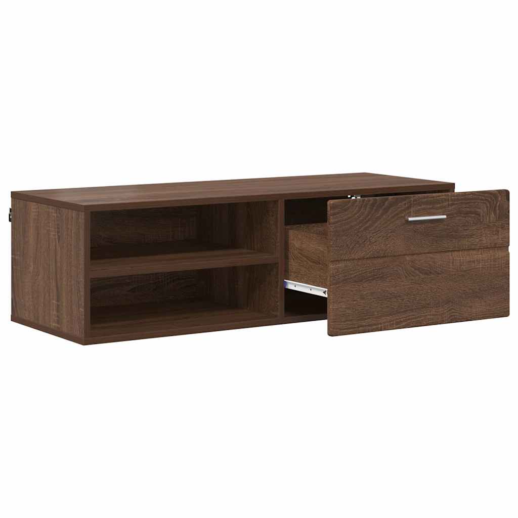 Armadio in Legno con cassetto Rovere Marrone 100,5 x 39 x 30 cm