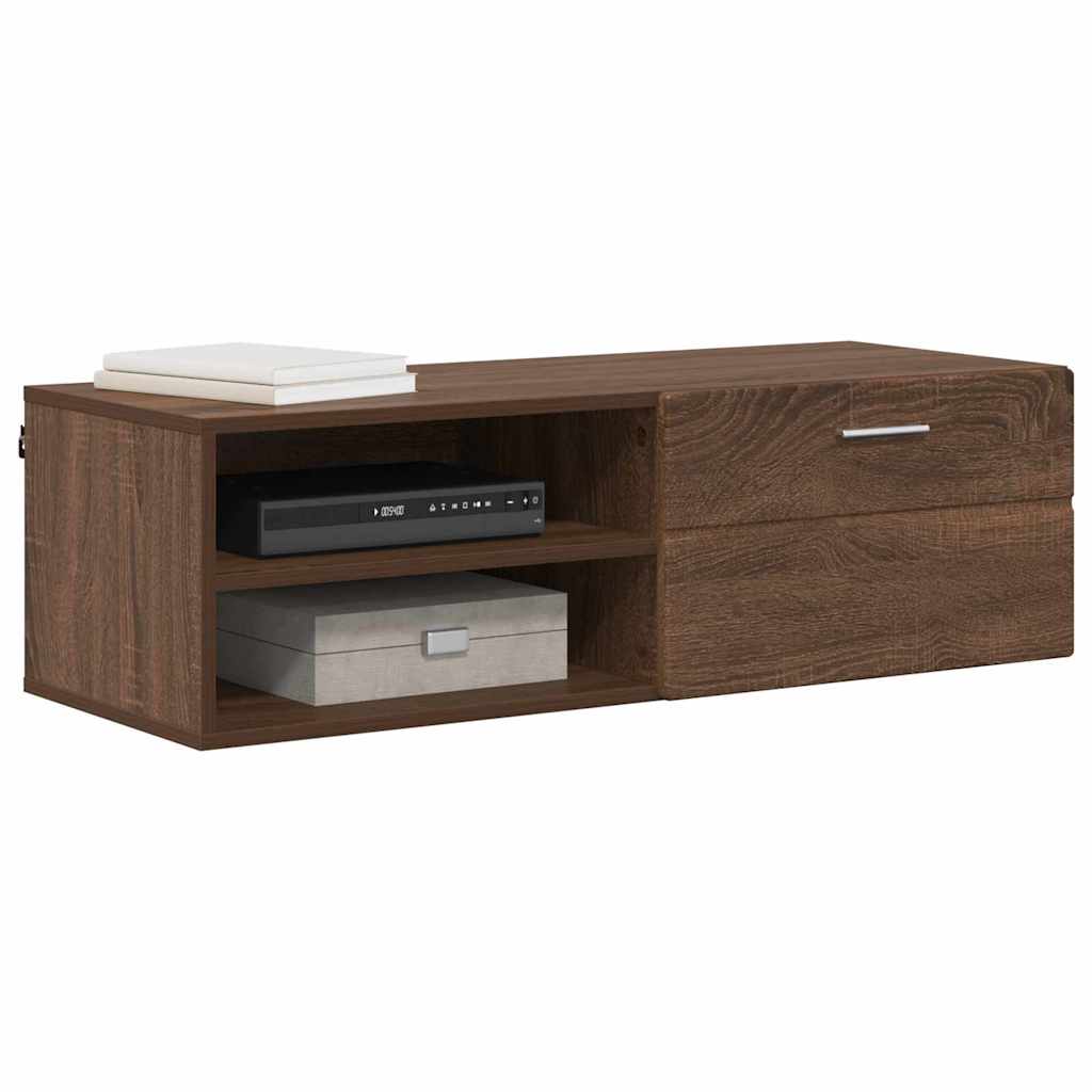Armadio in Legno con cassetto Rovere Marrone 100,5 x 39 x 30 cm