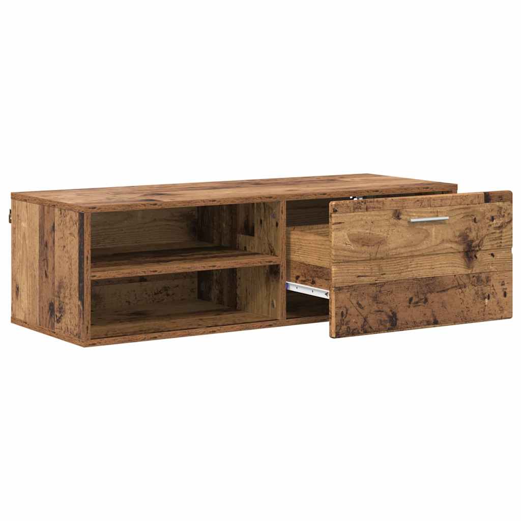 Armadio in Legno con cassetto Legno vecchio 100,5 x 39 x 30 cm