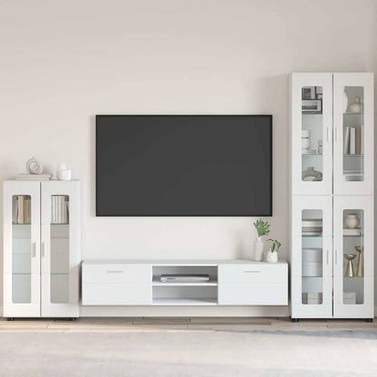 Credenza FLORIN Bianco 55,5 x 29 x 103 cm Legno multistrato