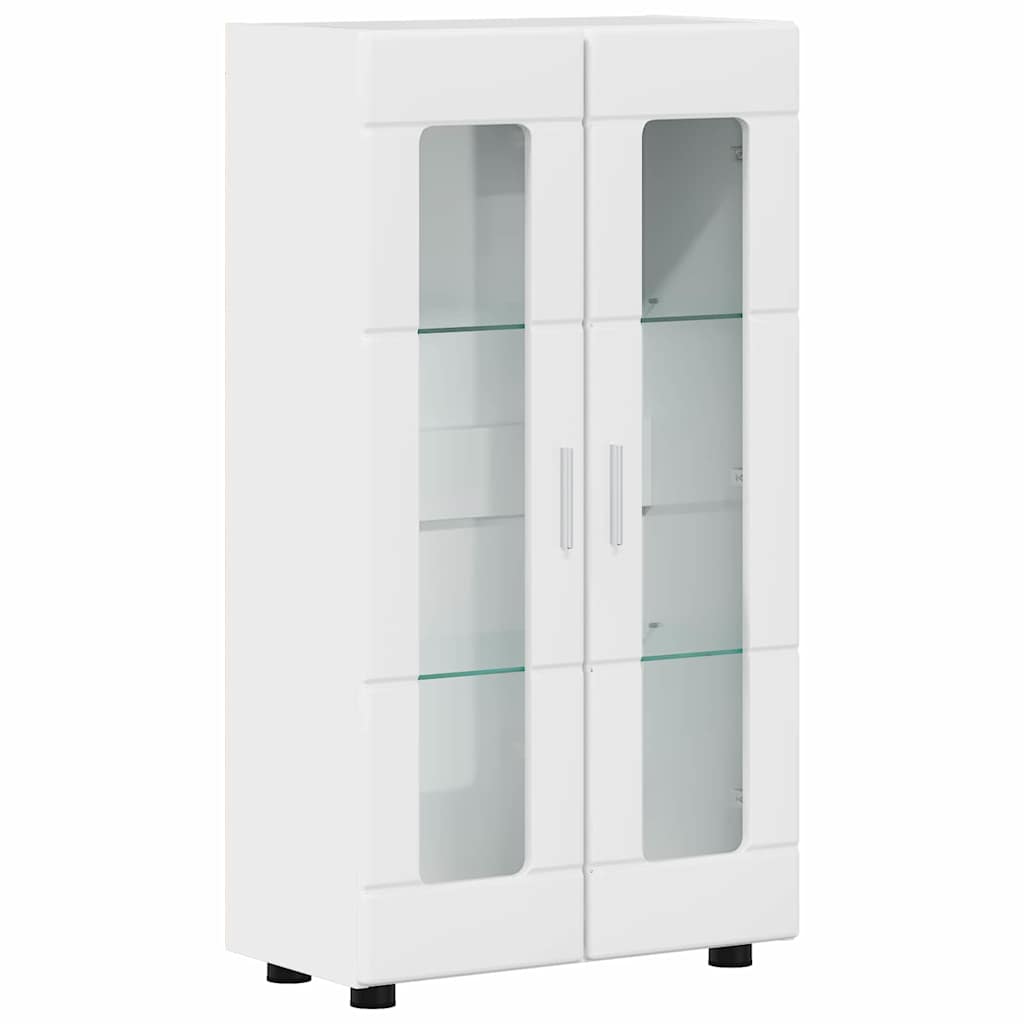 Credenza con porta FLORIN Bianco Lucido 55,5 x 29 x 103 cm