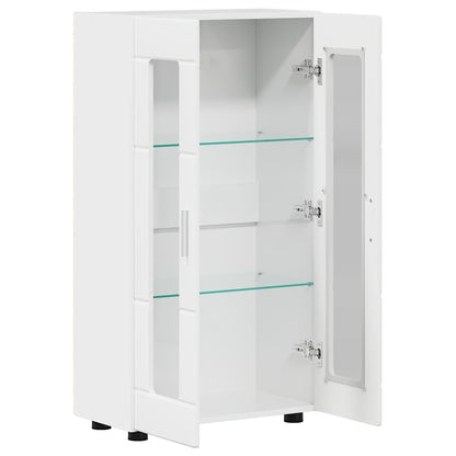 Credenza con porta FLORIN Bianco Lucido 55,5 x 29 x 103 cm