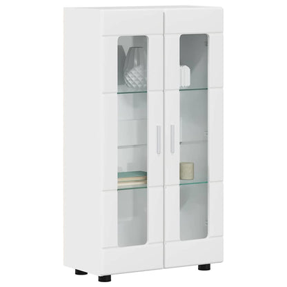 Credenza con porta FLORIN Bianco Lucido 55,5 x 29 x 103 cm