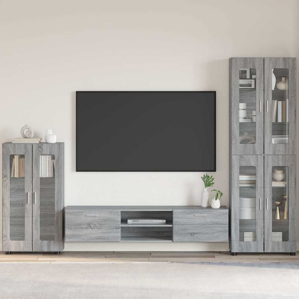 Credenza con porta FLORIN Grigio Sonoma 55,5 x 29 x 103 cm