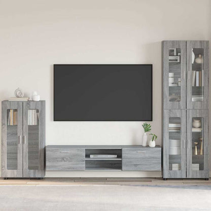 Credenza con porta FLORIN Grigio Sonoma 55,5 x 29 x 103 cm