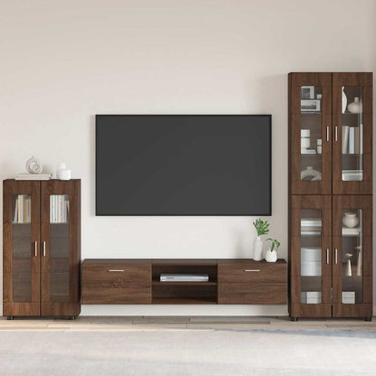Credenza con porta FLORIN Rovere Marrone 55,5 x 29 x 103 cm