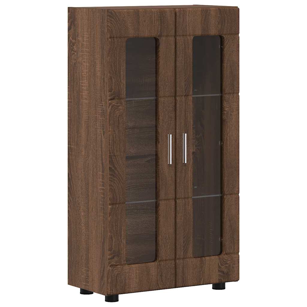 Credenza con porta FLORIN Rovere Marrone 55,5 x 29 x 103 cm