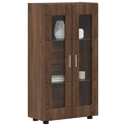 Credenza con porta FLORIN Rovere Marrone 55,5 x 29 x 103 cm
