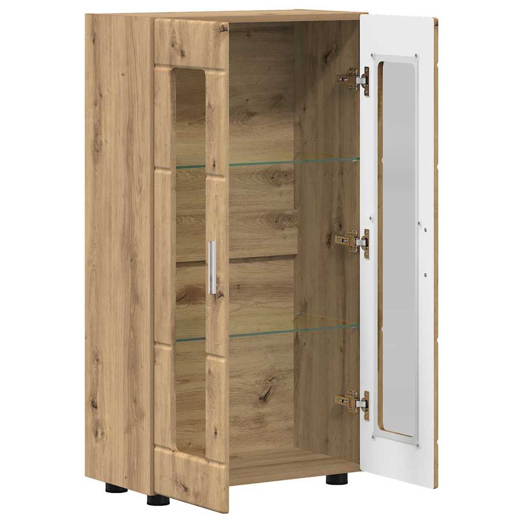 Credenza con porta FLORIN Rovere artigianale 55,5 x 29 x 103 cm