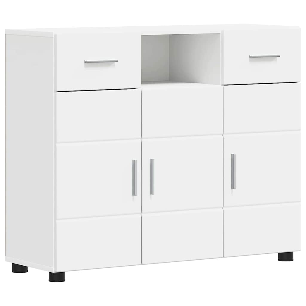 Armadio in Legno Bianco 88,5 x 30,5 x 73 cm Legno multistrato