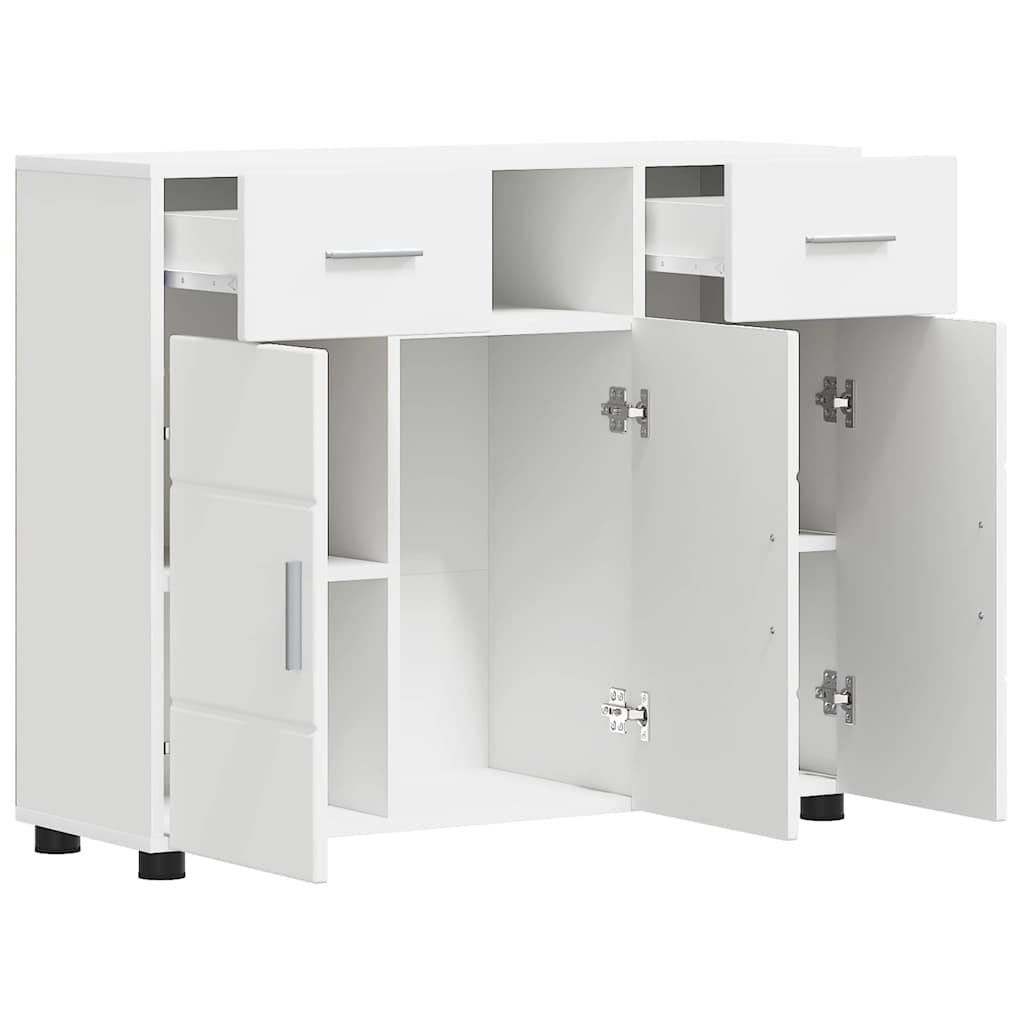 Armadio in Legno Bianco 88,5 x 30,5 x 73 cm Legno multistrato