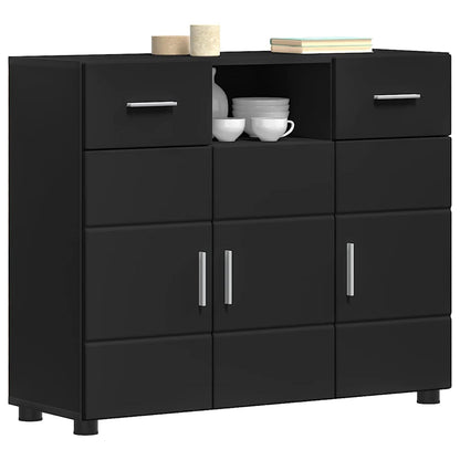 Armadio in Legno Nero 88,5 x 30,5 x 73 cm Legno multistrato