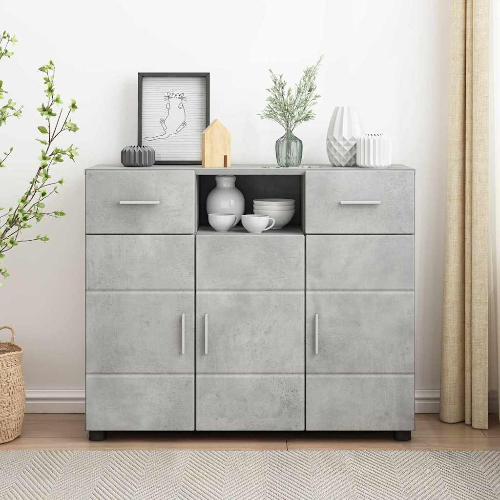 Armadio in Legno Grigio cemento 88,5 x 30,5 x 73 cm